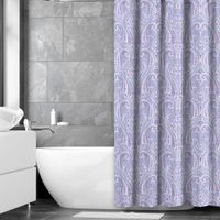Cortina De Baño Con Ganchos Allen 183X170 Cm