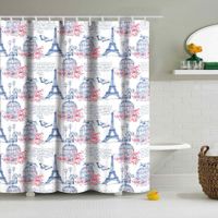 Cortina De Baño Con Ganchos París Birdcage 183X170 Cm