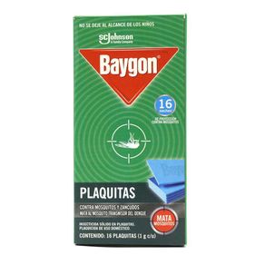 Repelente De Plaquitas De 16 Pzas - Baygon