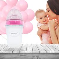 Bibierón Suave Y Natural Silicón Rosa 8O - Evenflo