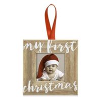 Mi Primera Navidad Marco/ Ornamento - Pearhead