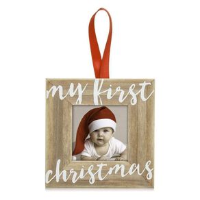Mi Primera Navidad Marco/ Ornamento - Pearhead