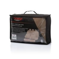 Cubre Asiento 3D 8 Pzas - Fmq Varios Colores
