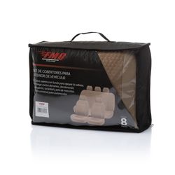 Cubre Asiento 3D 8 Pzas - Fmq Varios Colores