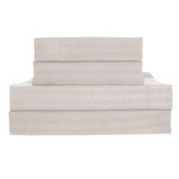 Set De Sábanas Blanco - Viva Varios Tamaños