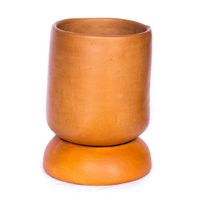 Maceta Crecer Ovalada De Barro 20 Cm - Kikotem