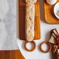 Tabla Para Pan De Madera Caoba 51X15 Cm - Kikotem