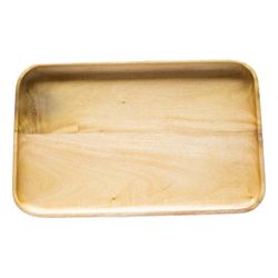 Azafate Rectangular Melina De Madera 43X28X3 Cm - Kikotem