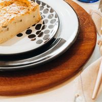 Plato Base De Madera Caoba 36 Cm - Kikotem