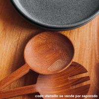 Cuchara De Madera Para Ensalada - Kikotem