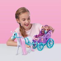 Muñeca Princesa Con Carruaje Multicolor - Zuru