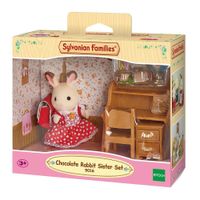 Set De Escritorio Freya Conejo Chocolate - Sylvanian Families