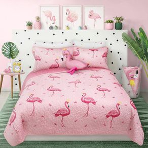 Set De Cubrecama Flamingo - Koala Varios Tamaños
