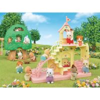 Parque-Infantil-Castillo-Sylvanian-Families-con-tobogan-y-escalera