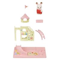 Parque-Infantil-Castillo-Sylvanian-Families-con-tobogan-y-escalera