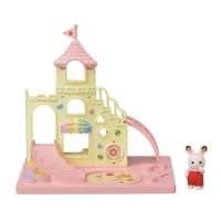Parque-Infantil-Castillo-Sylvanian-Families-con-tobogan-y-escalera