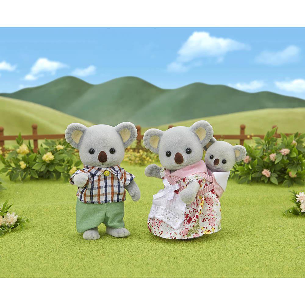 Set de Figuras Sylvanian Families Familia Koala de 3 Piezas