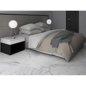 Caja De Piso Cerámico Pokhara Delhi Pulido Blanco 60X60 Cm  - Interceramic