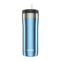 Pocillo Térmico Boquilla Dual Azul De 24 Oz