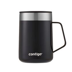 Pocillo Térmico De Acero Inoxidable Plateado De 14 Oz