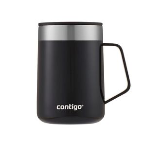 Pocillo Térmico De Acero Inoxidable Plateado De 14 Oz
