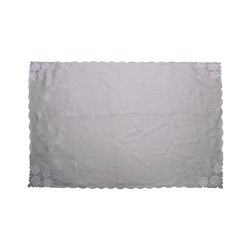 Mantel Rectangular Blanco Con Flores 152 X 213 Cm - Viva