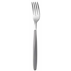 Tenedor Fusión De Acero Inoxidable Gris Y Plateado - Guzzini