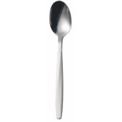 Cuchara Para Té De Acero Inoxidable Fusión Blanco Y Plateado - Guzzini