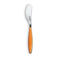 Cuchillo Para Mantequilla De Acero Inoxidable Ocre Y Plateado - Guzzini