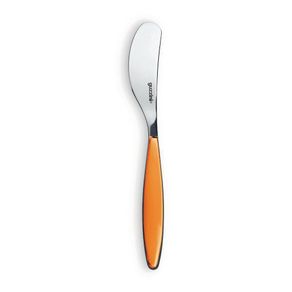 Cuchillo Para Mantequilla De Acero Inoxidable Ocre Y Plateado - Guzzini
