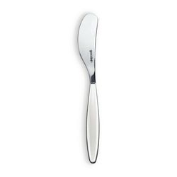 Cuchillo Para Mantequilla De Acero Inoxidable Blanco Y Plateado - Guzzini