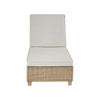 Cama Asoleadora Tipo Ratán Alu Beige 200X69X94 Cm