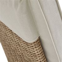Cama Asoleadora Tipo Ratán Alu Beige 200X69X94 Cm