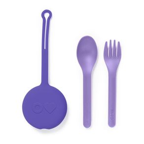 Set De 2 Utensilios Bento Para Comida Omiepod Lila - Omie Life