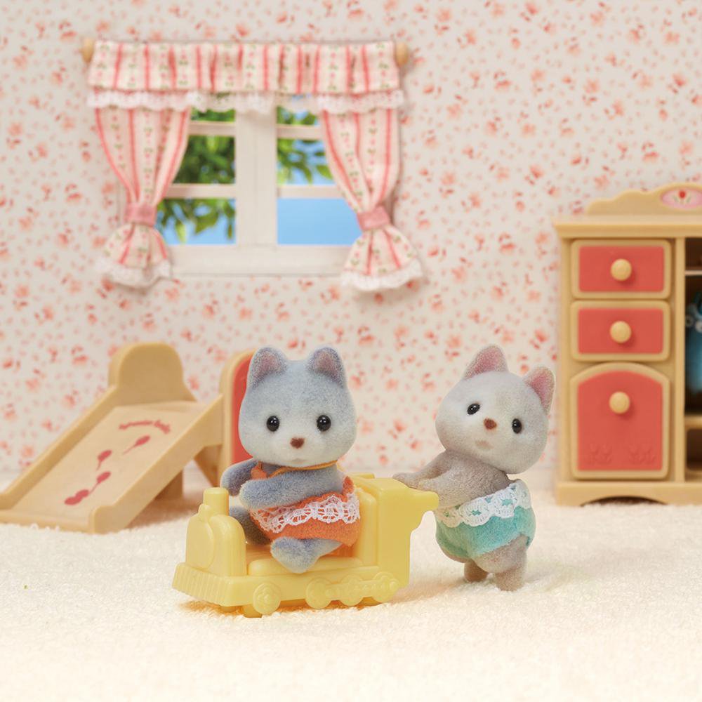 Sylvanian Families Figuras de Gemelos Husky