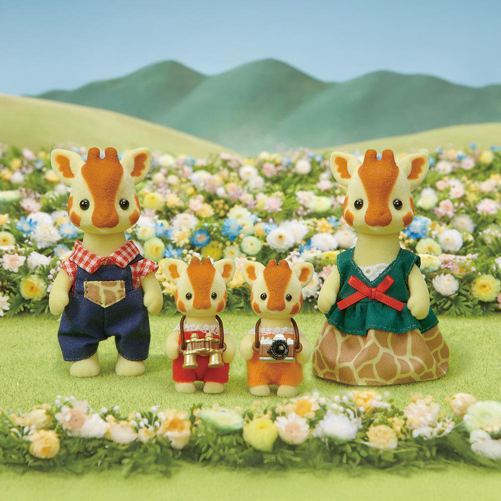 Set de Figuras Sylvanian Families Familia Jirafa Sylvanian Families Set de Juego Familia d…