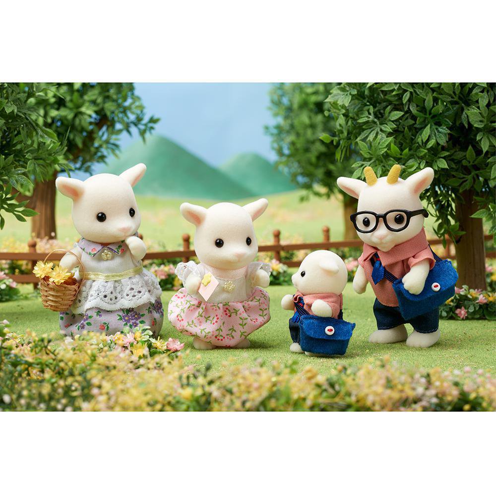Set de Figuras Sylvanian Families Familia Cabra de 4 Piezas Sylvanian Families Figuras de…