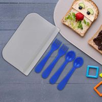 Set De Cubiertos 2 Pack Azul - Lollaland Llc