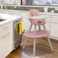 Silla Para Comer Bistro 2 En 1 Rosa - Prinsel