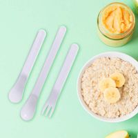 Set De 3 Pzas Cucharas Y Tenedor Para Niños - Pigeon