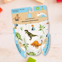 Pañal Reusable Para Nadar Dinosaurios Talla M - Charlie Banana