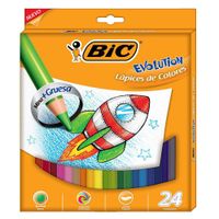 Lápiz Evolución De 4 Mm 24 Colores - Bic