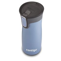 Pocillo Térmico Celeste Y Negro De 16 Oz - Contigo