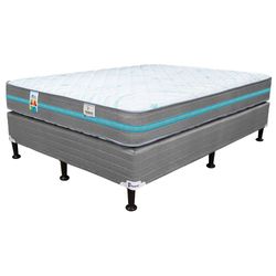 Set De Cama Colchón + Base Spa Ortopédico - Facenco Varios Tamaños