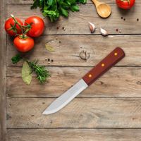 Cuchillo Cebollero Mango De Madera 5 Plg - Pretul
