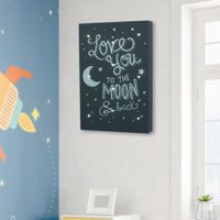 Decoración Con Luz Love You To The Moon - Nojo