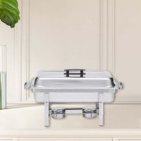 Chefin Rectangular Liso 8 L Acero Inoxidable - Corona