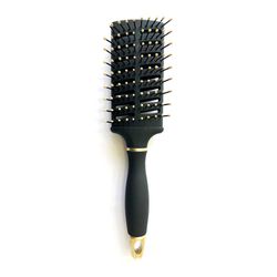 Cepillo Para Cabello Rectangular Dorado - Viva