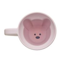 Set De Tazas De Silicón Rosado Diseño Oso 200 Ml - Melli Baby