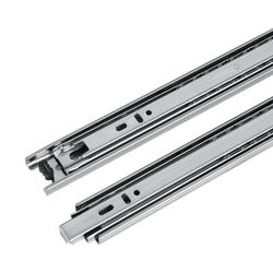 Set De Rieles De Acero Para Gaveta 4.5 X 60 Cm 22 Kg 2 Pzas - Hermex